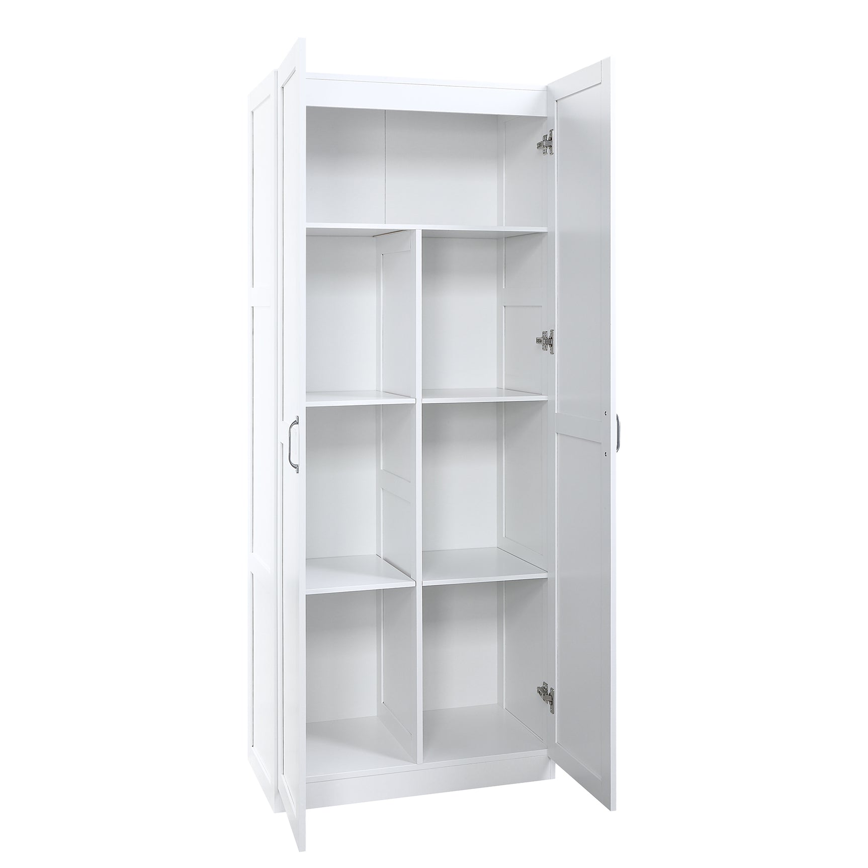 Hopkins Storage Closet 2.0 in White (set of 2) - Ornate Home
