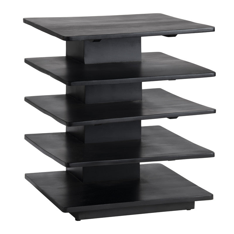 Hopper Black End Table - Ornate Home