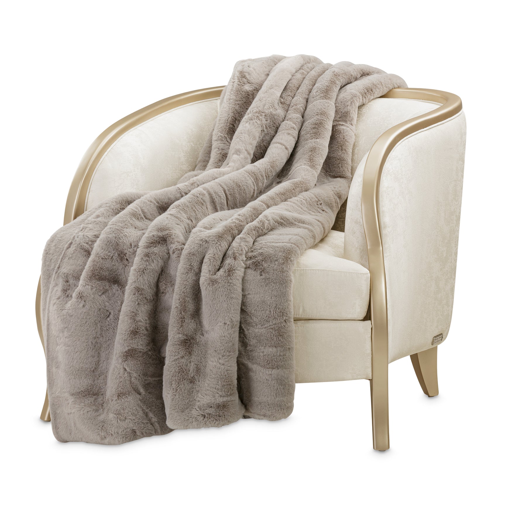 Hopps 54"x72" Faux-Fur Throw - Ornate Home