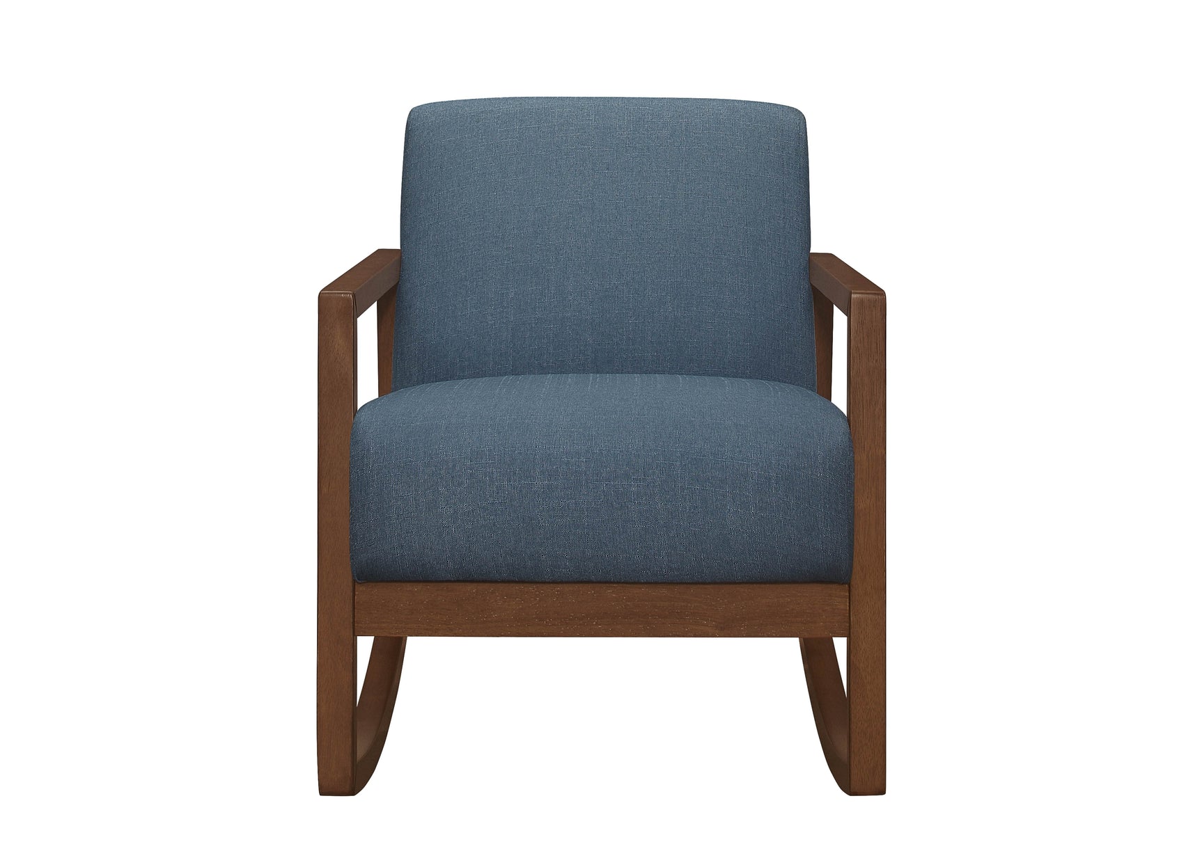 Horae Blue Rocker Accent Chair - Ornate Home