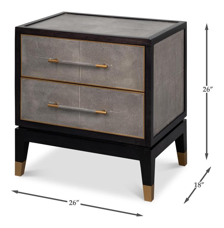 Horatio Grey Nightstand - Ornate Home