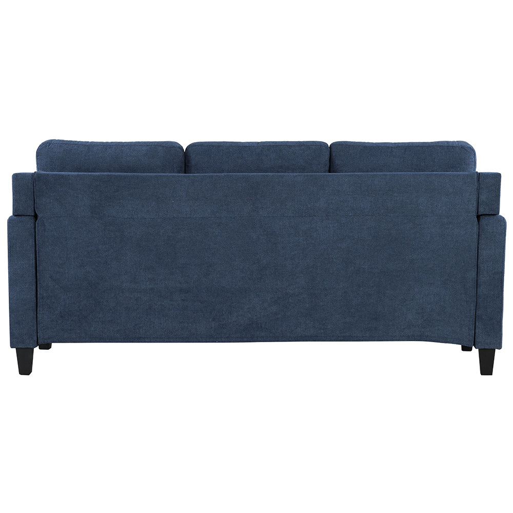 Horatio Navy Chenille Sofa - Ornate Home