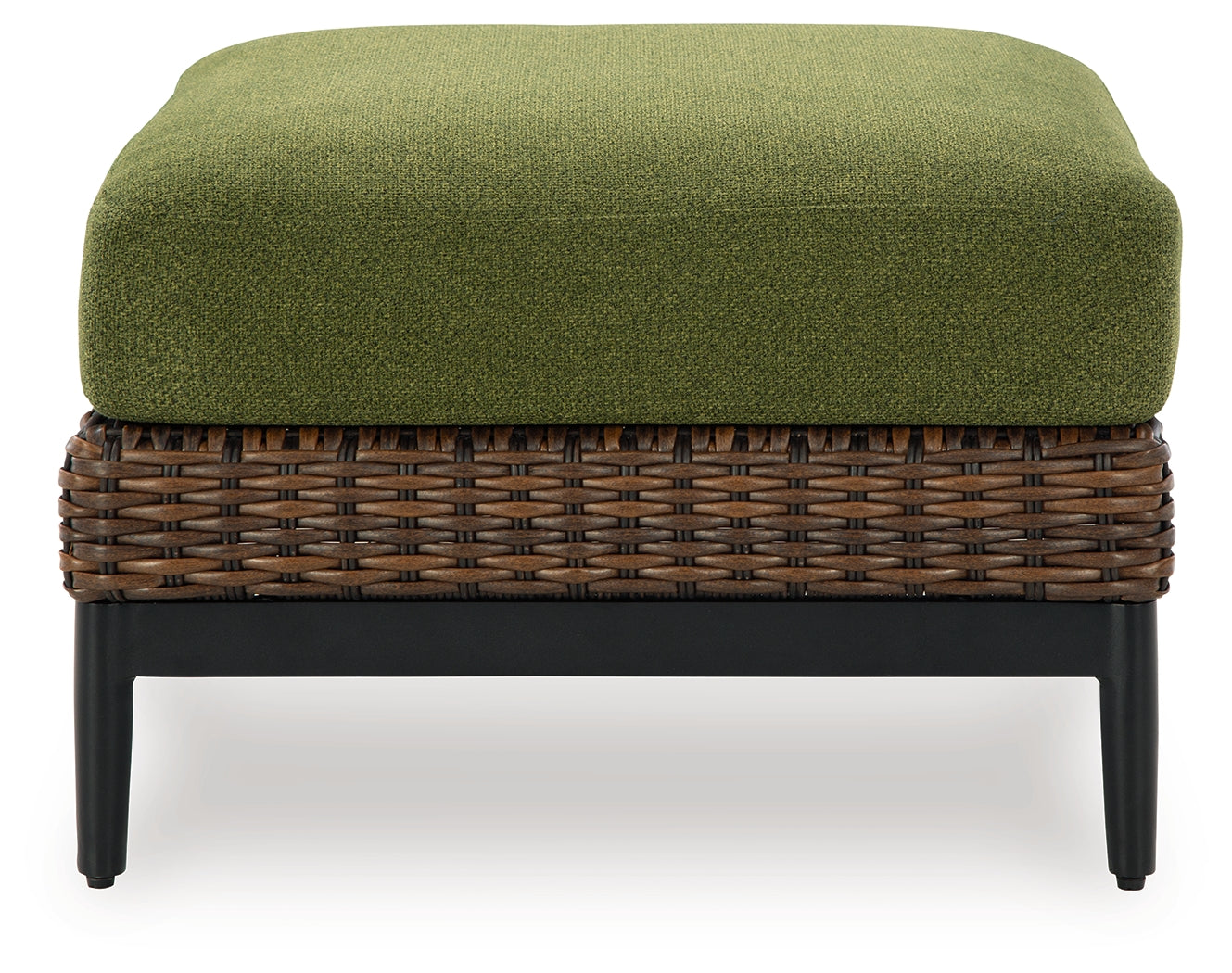 Horizon Hall Brown/Green Ottoman with Cushion (Online Special Price) - Ornate Home