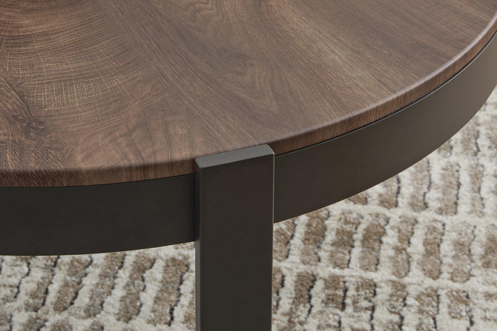 Horizon Hills Brown/Black Table (Set of 3) - Ornate Home