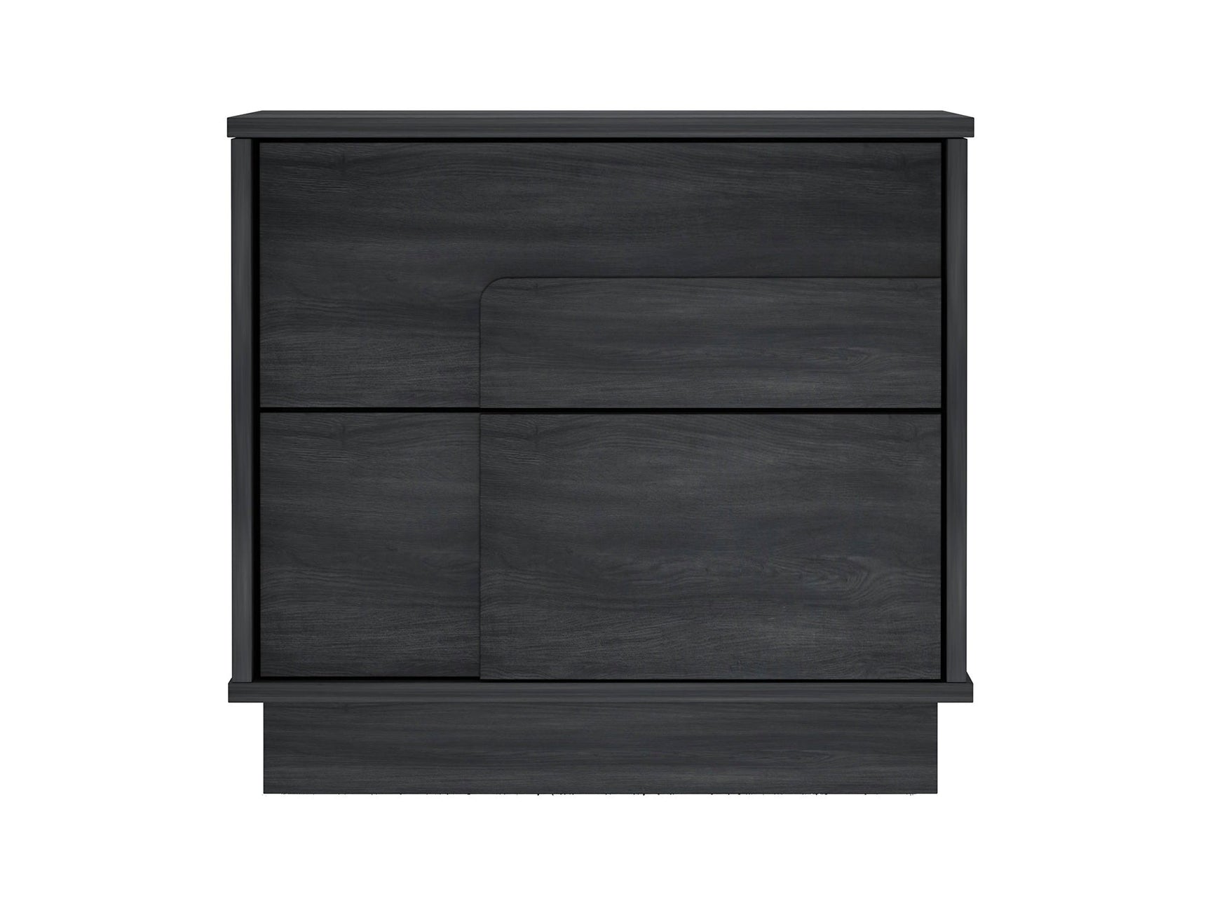 Horizon Nightstand in Charcoal Grey - Ornate Home