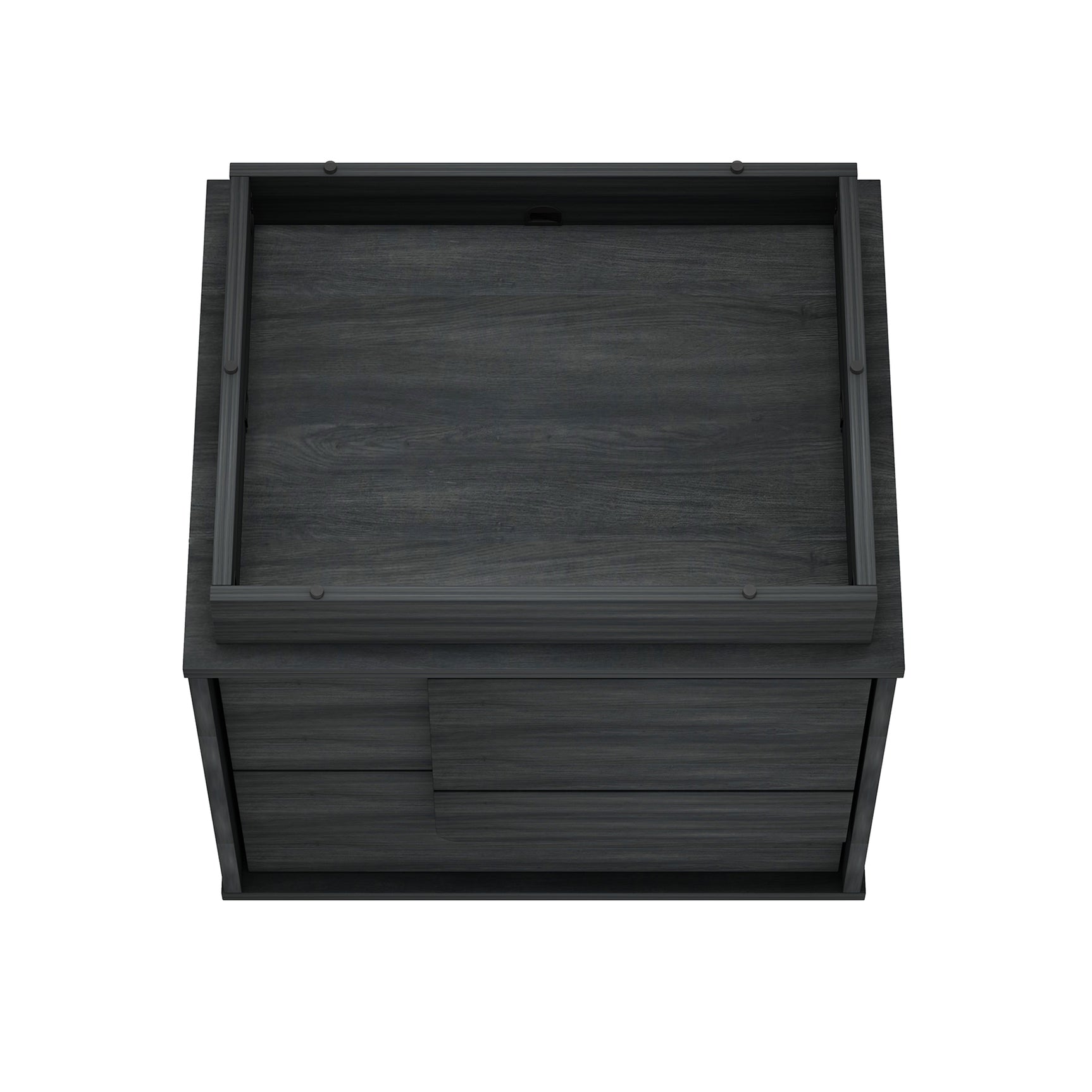 Horizon Nightstand in Charcoal Grey - Ornate Home