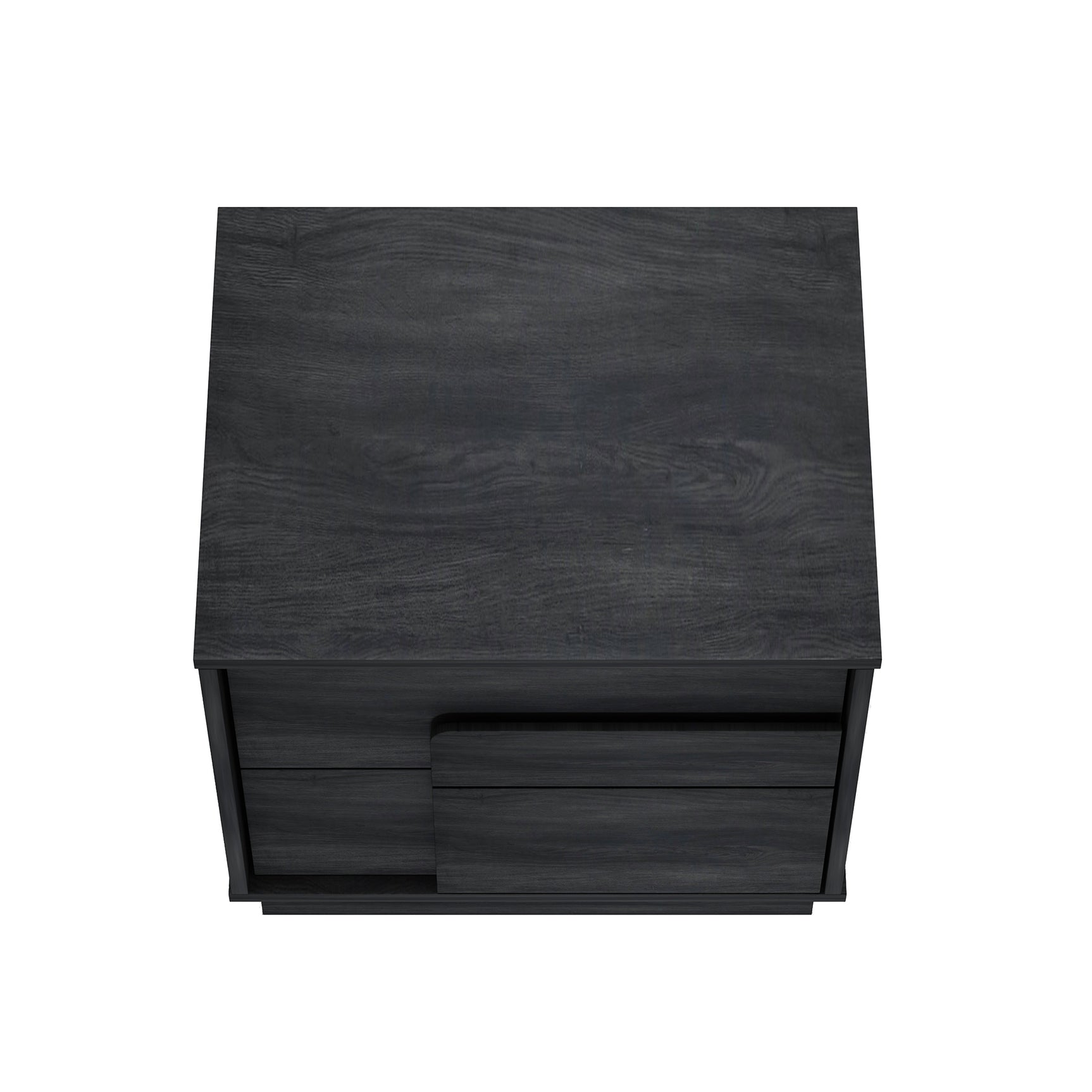 Horizon Nightstand in Charcoal Grey (set of 2) - Ornate Home