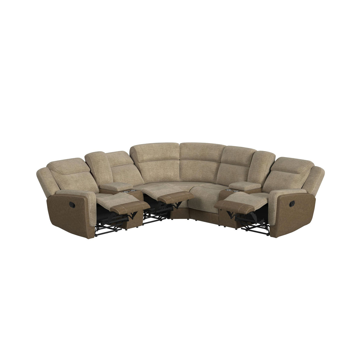 Hornet Rancho Beige 3-Piece Sectional - Ornate Home