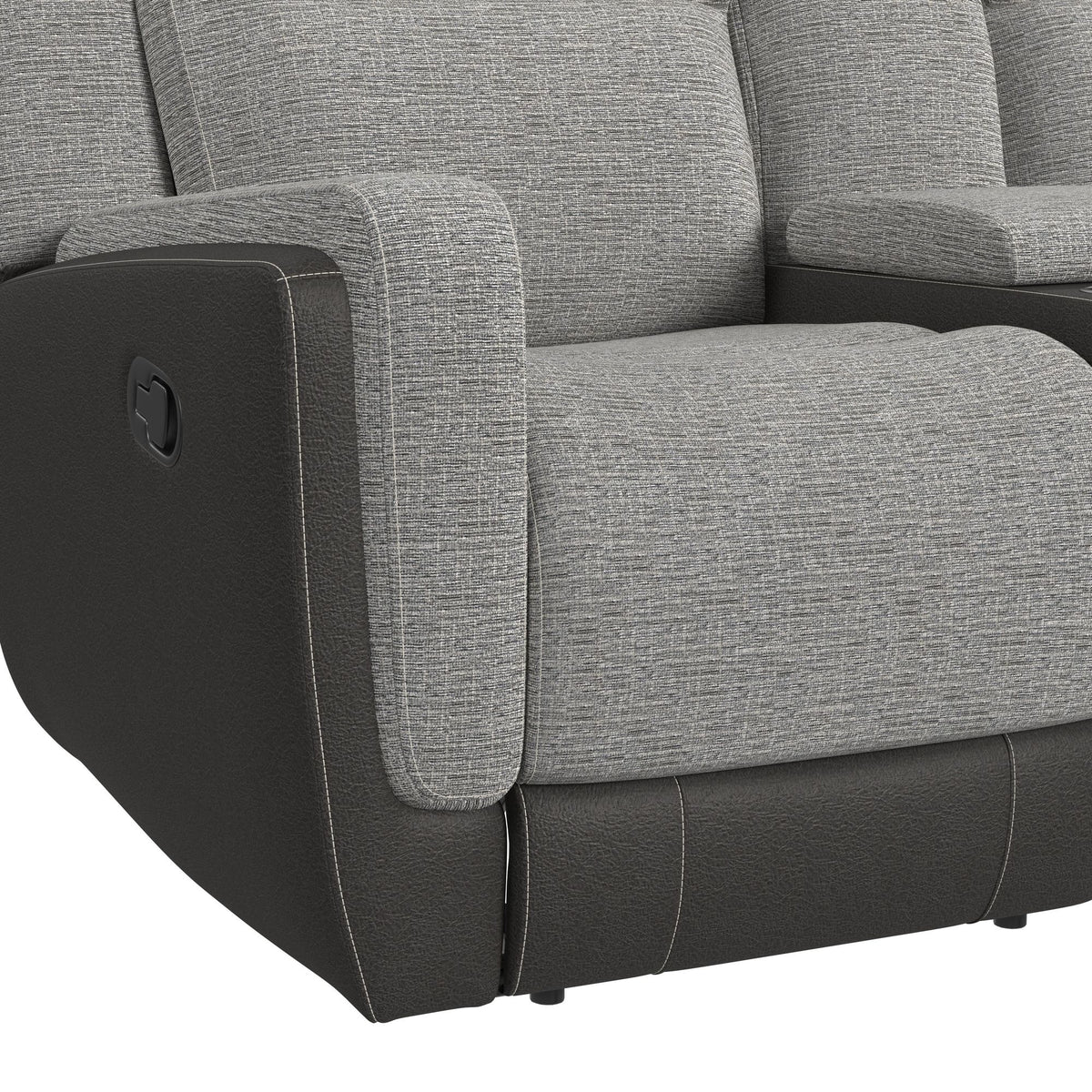 Hornet Rancho Grey 3-Piece Sectional - Ornate Home