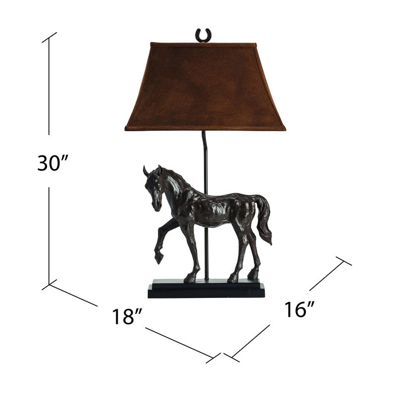Horse Creek Bronze Table Lamp - Ornate Home