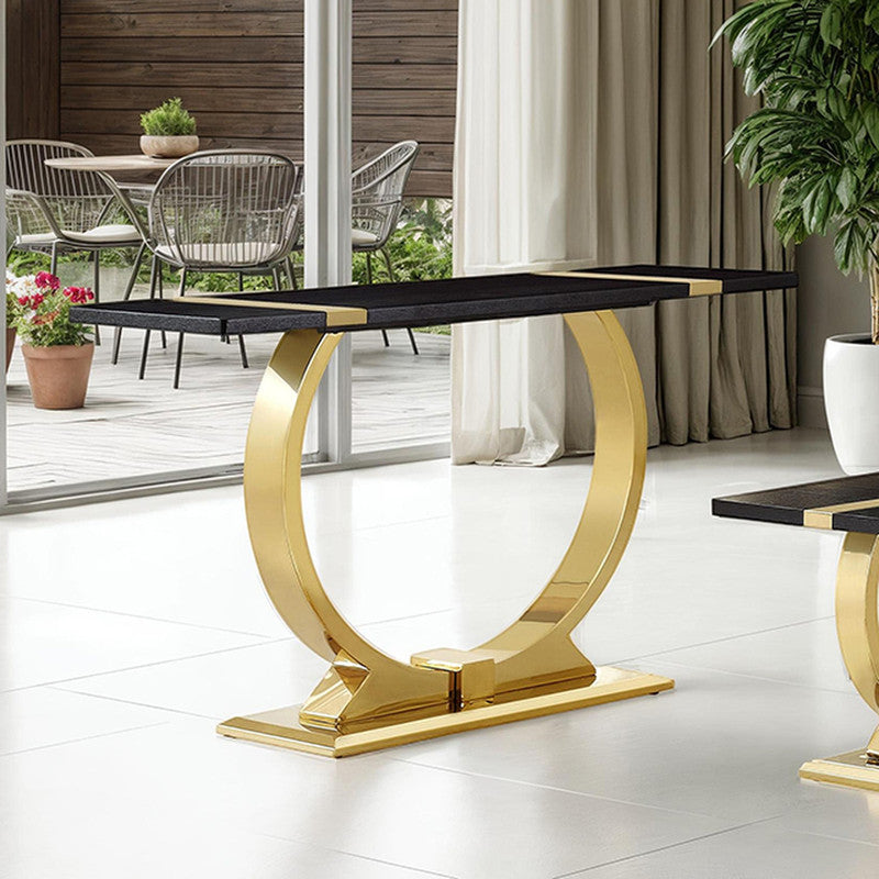 Horsham Gold/Black Sofa Table - Ornate Home