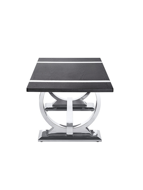 Horsham Silver/Black Coffee Table - Ornate Home