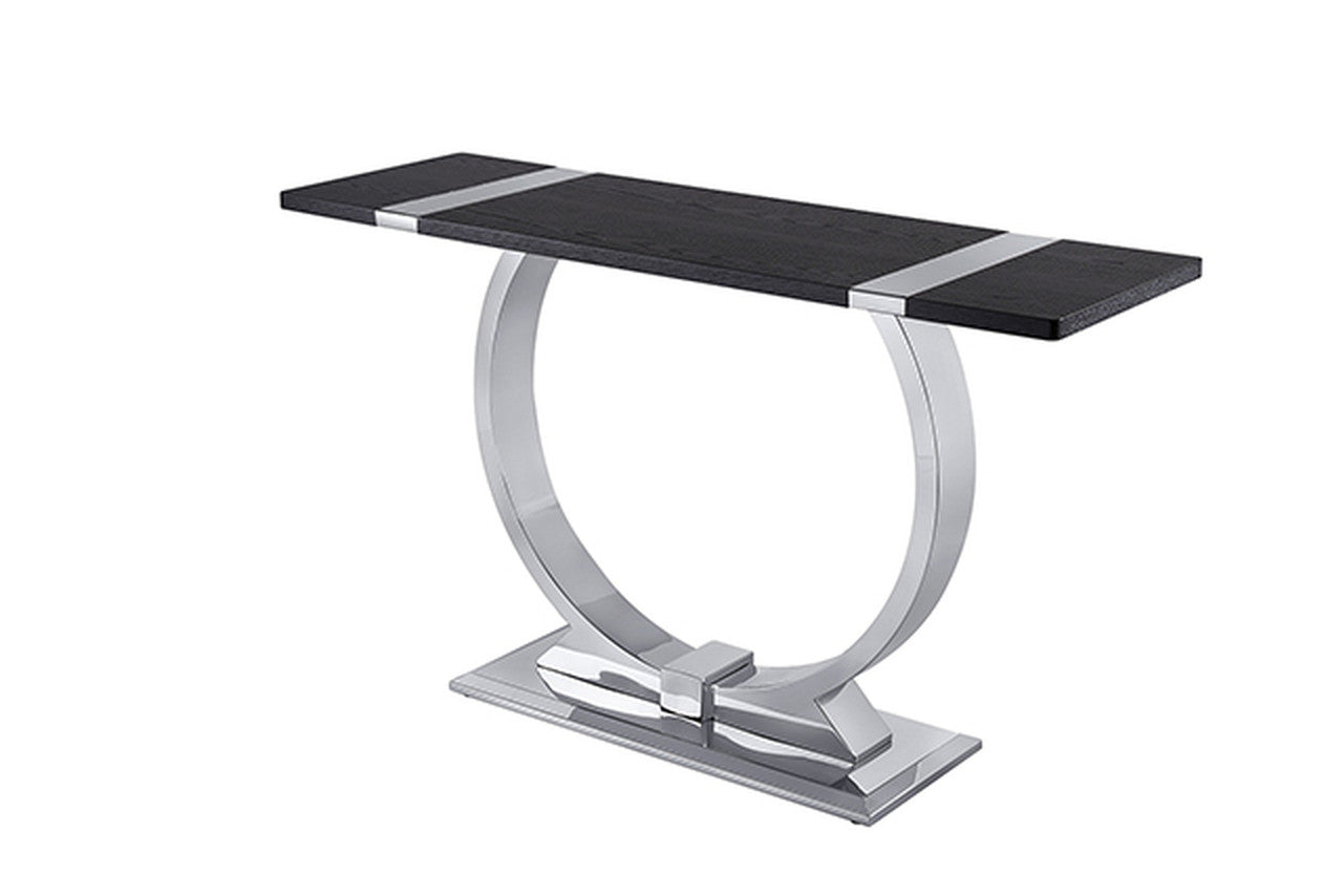 Horsham Silver/Black Sofa Table