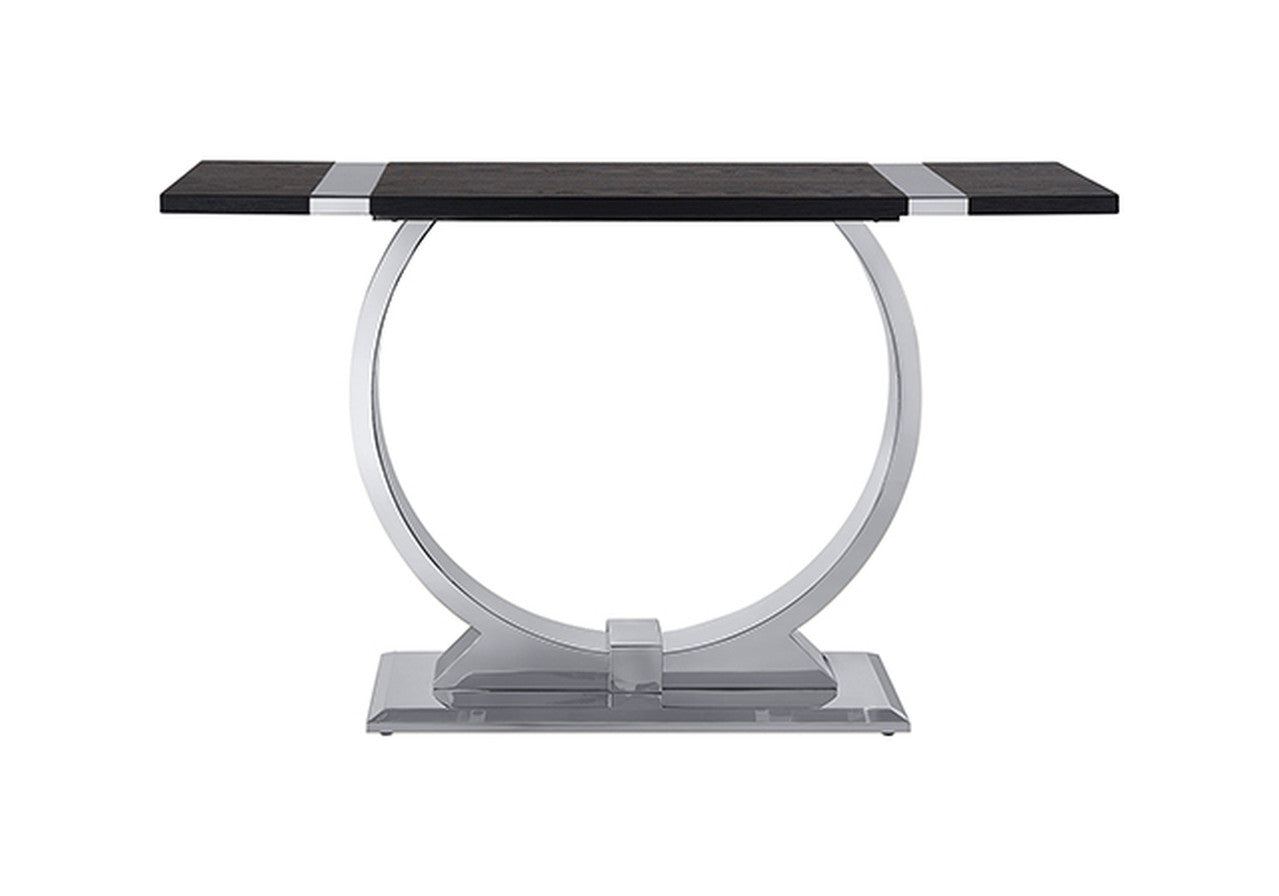 Horsham Silver/Black Sofa Table