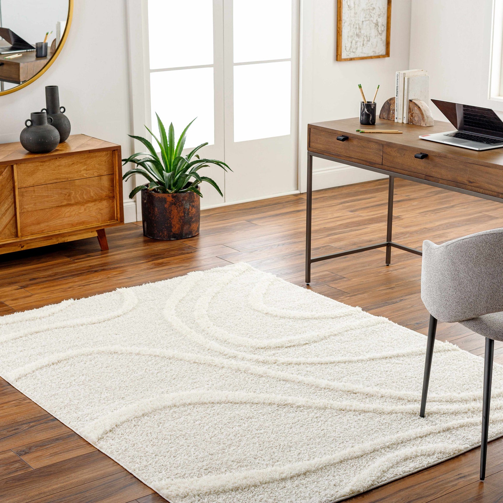 Horst Off White Area Rug - Ornate Home