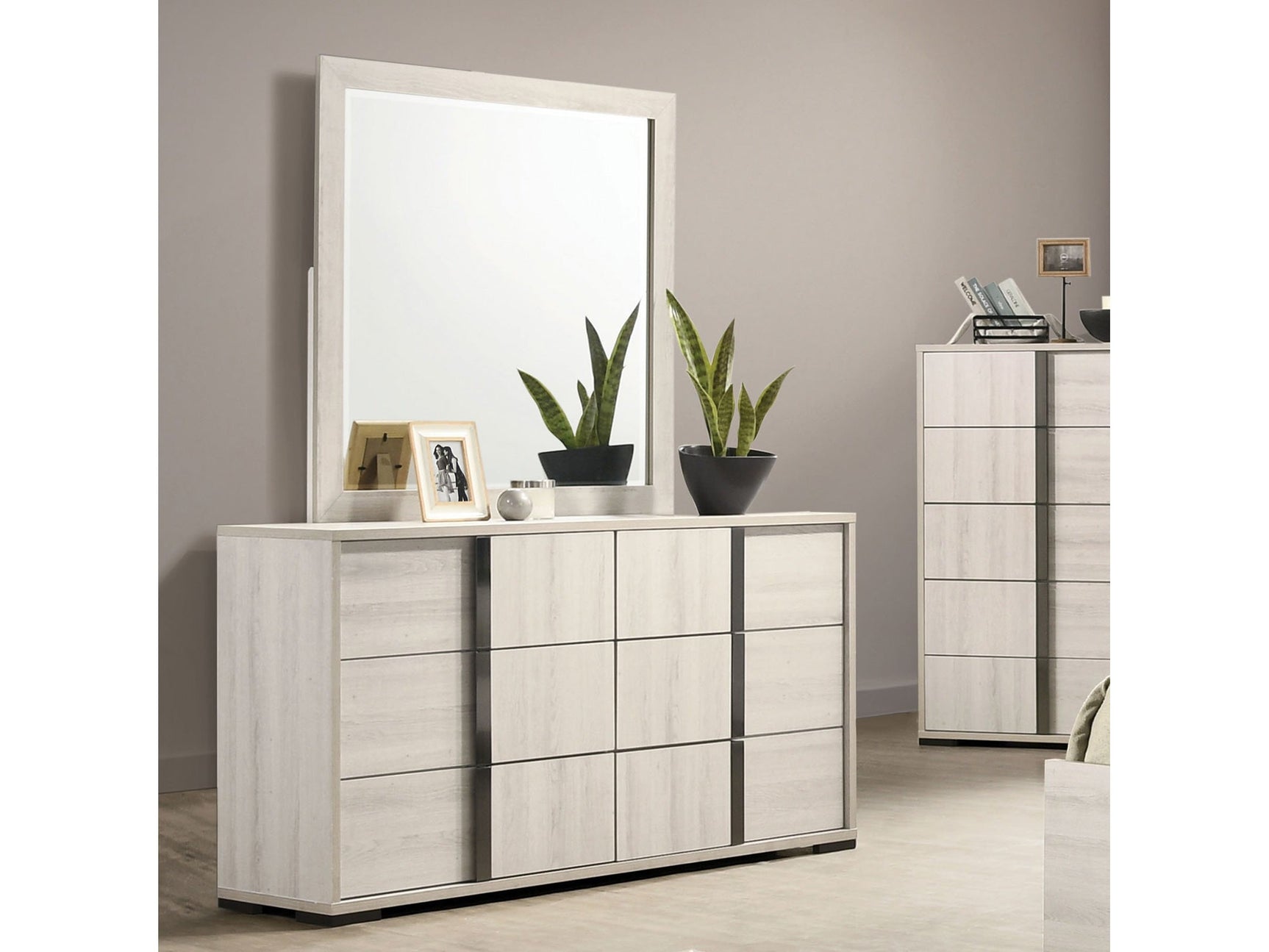 Horten Whitewash Dresser - Ornate Home