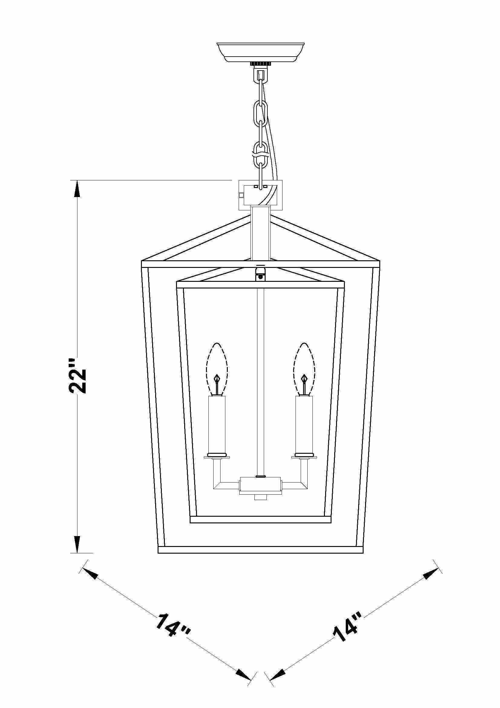 Hotevilla Gold Chain Ceiling Lighting - Ornate Home