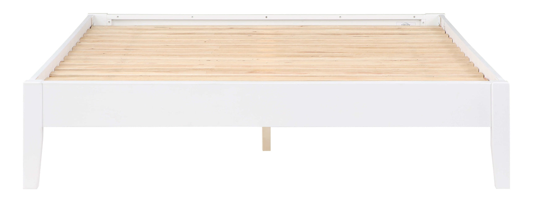 Hounslow White Queen Platform Bed - Ornate Home