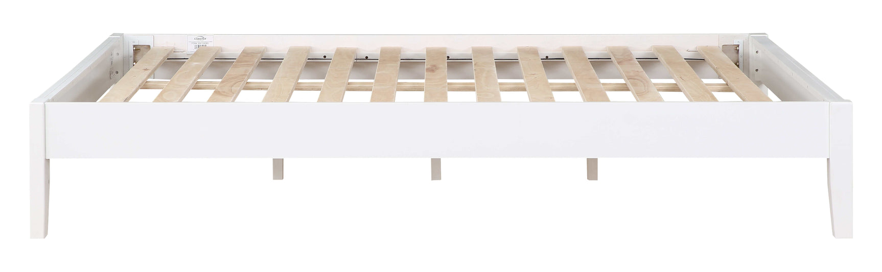 Hounslow White Queen Platform Bed - Ornate Home