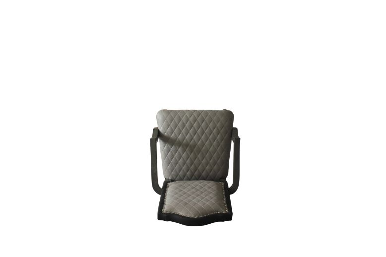 House Beatrice Arm Chair in Charcoal (Set of 2) 68813 - Ornate Home
