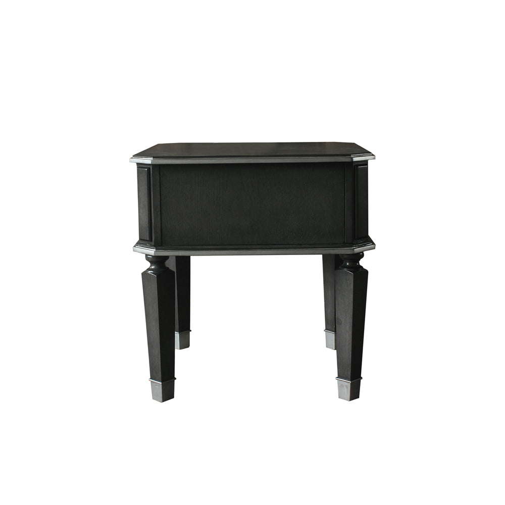 House Beatrice End Table in Charcoal - Ornate Home