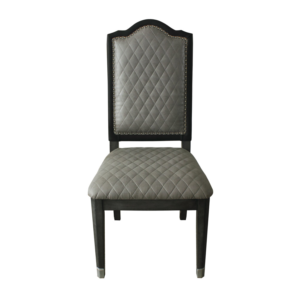 House Beatrice Side Chair in Charcoal (Set of 2) 68812 - Ornate Home