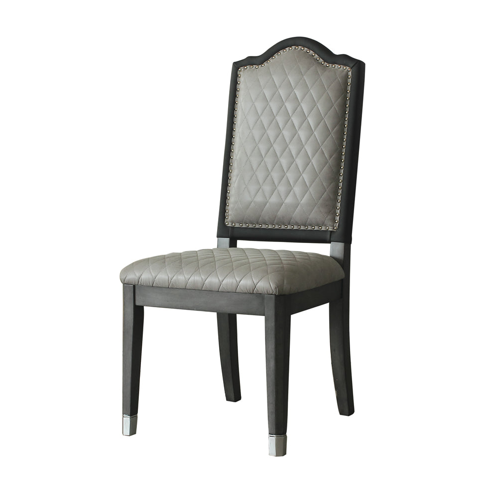 House Beatrice Side Chair in Charcoal (Set of 2) 68812 - Ornate Home