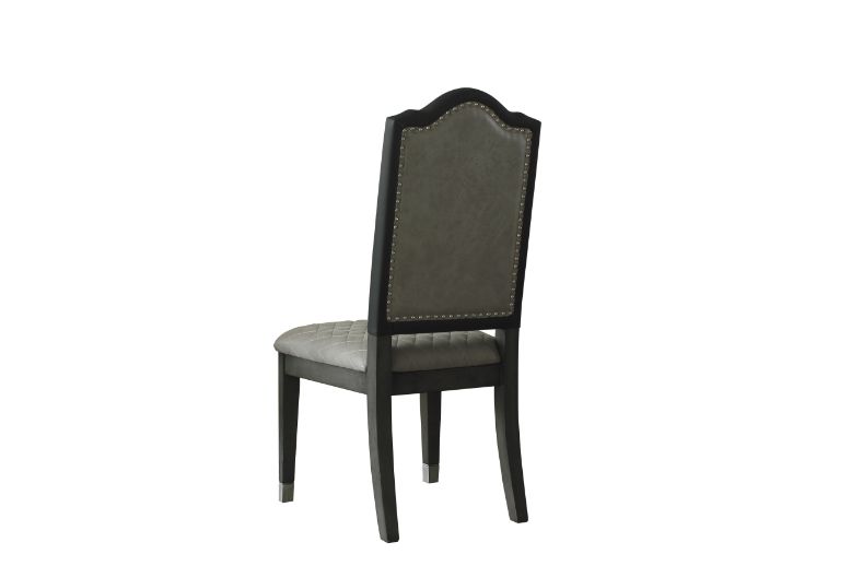 House Beatrice Side Chair in Charcoal (Set of 2) 68812 - Ornate Home