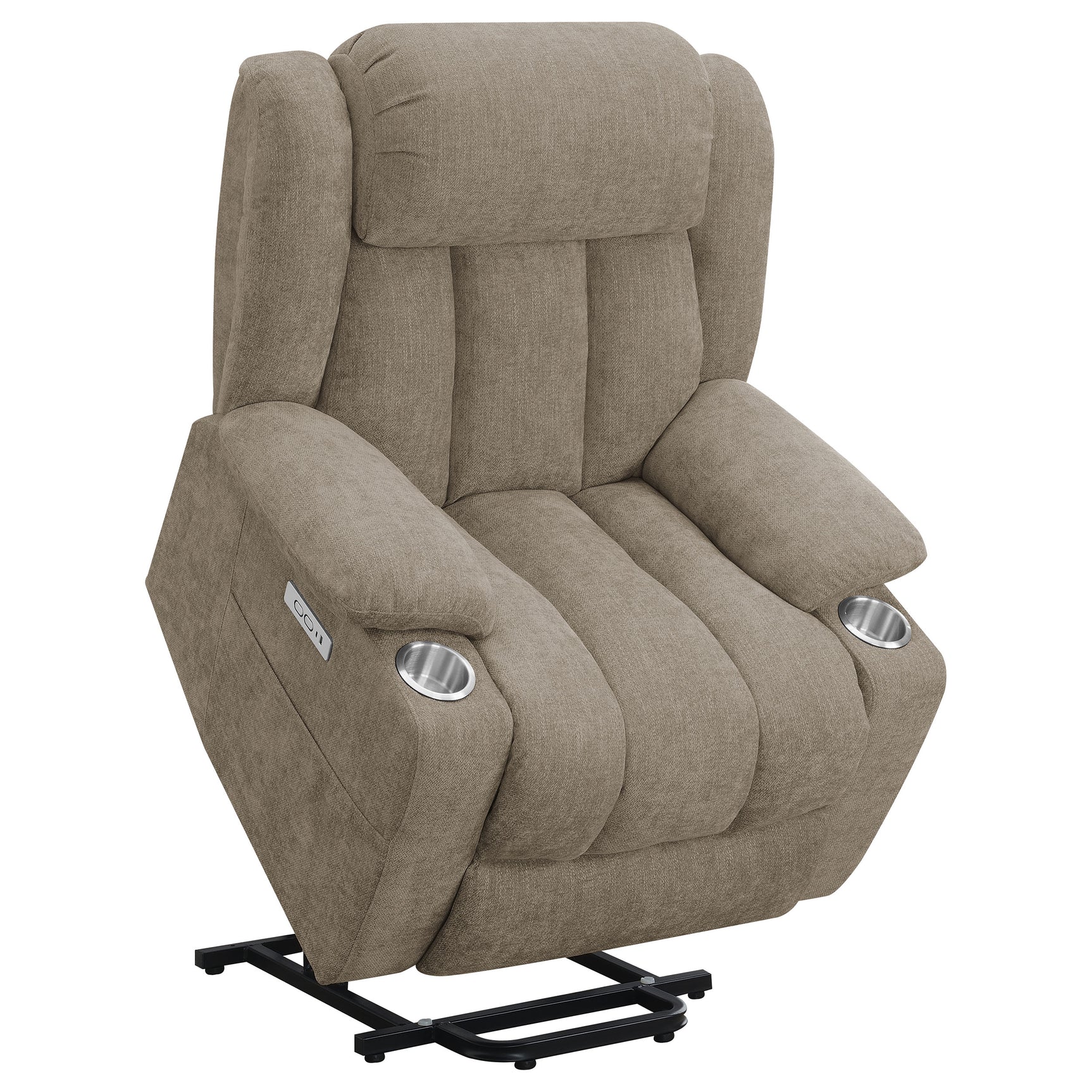 Houston Camel Power Lift Recliner - Ornate Home