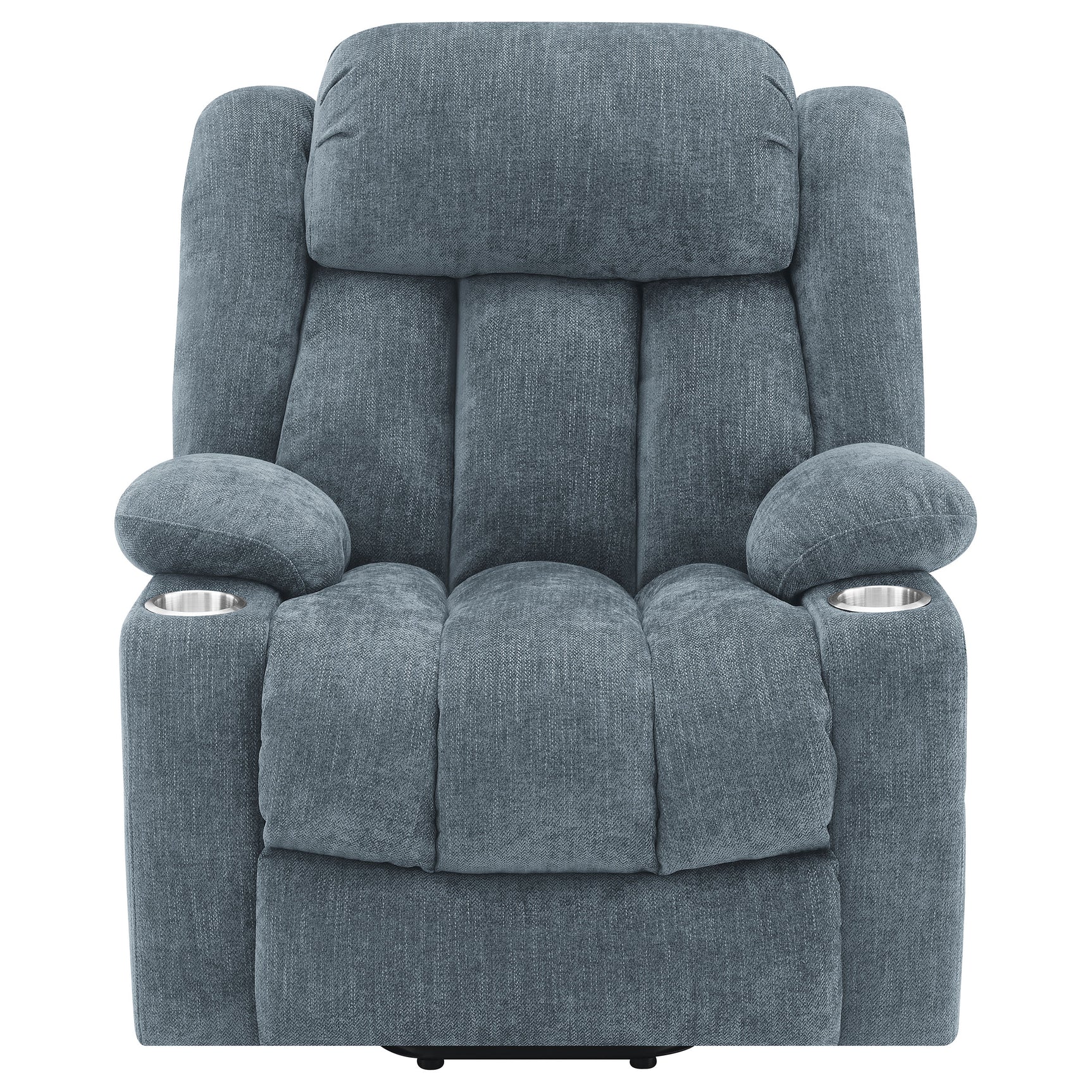 Houston Slate Blue Power Lift Recliner - Ornate Home