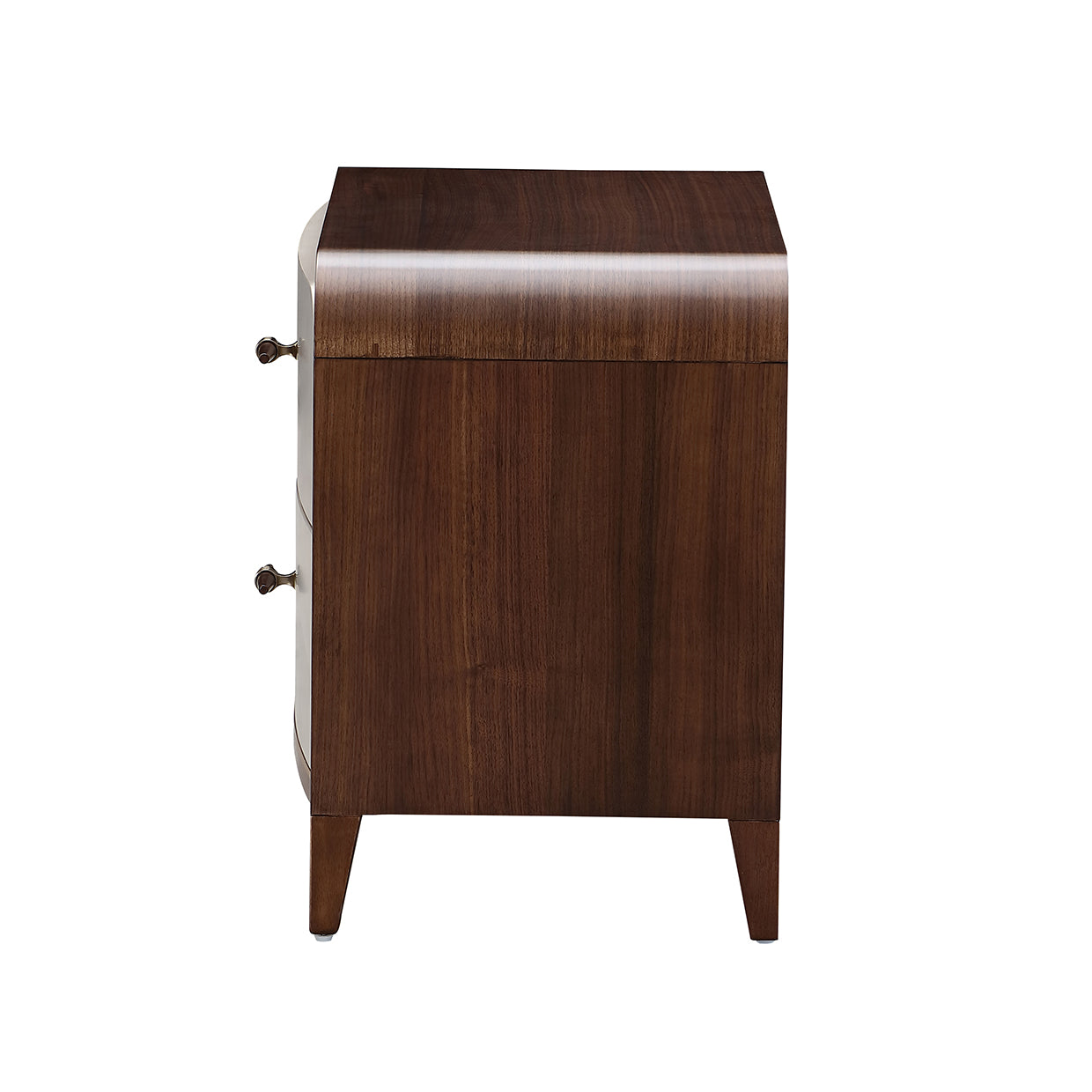 Houston Walnut 2-Drawer Nightstand - Ornate Home
