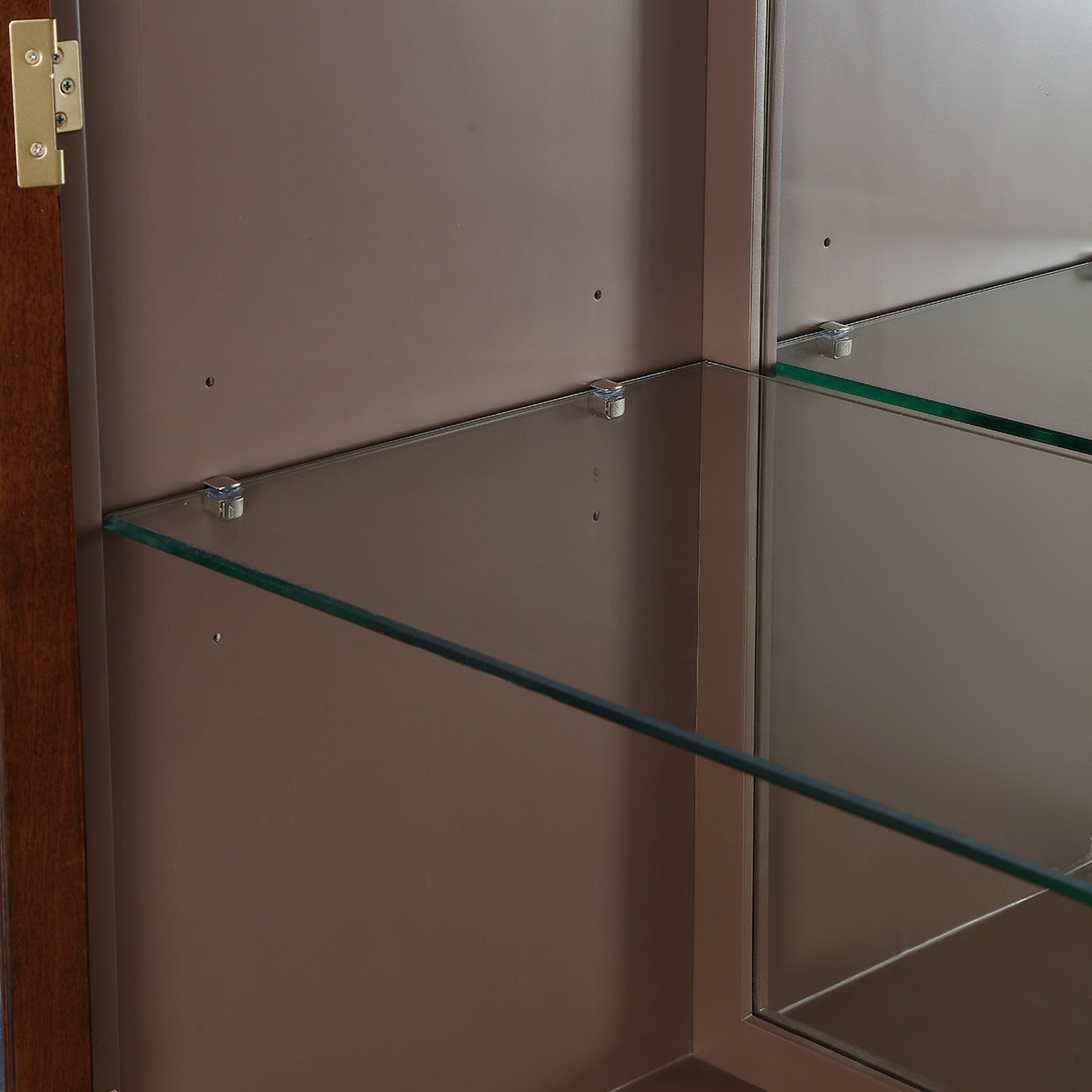 Houston Walnut Display Cabinet - Ornate Home