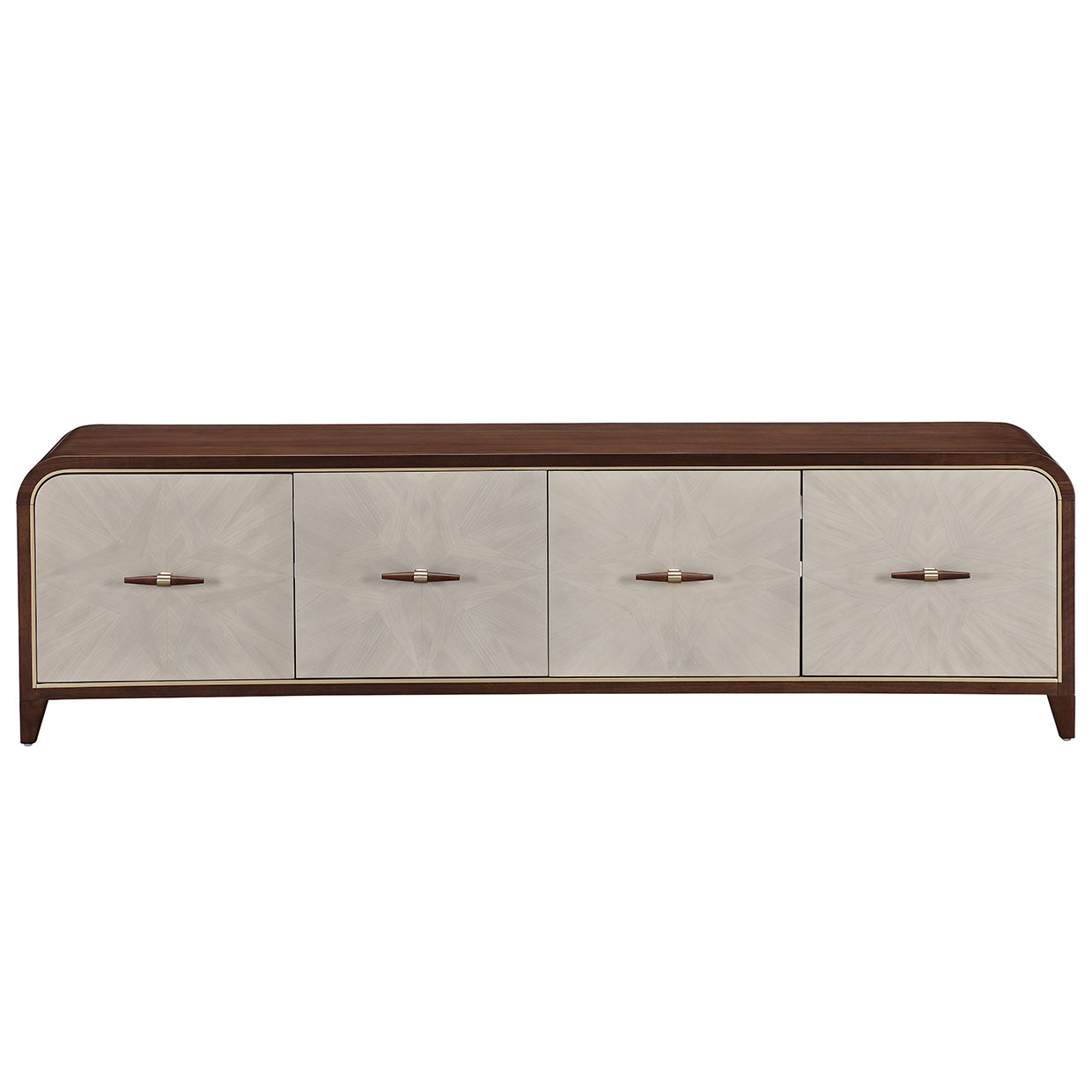 Houston Walnut Media Cabinet - Ornate Home
