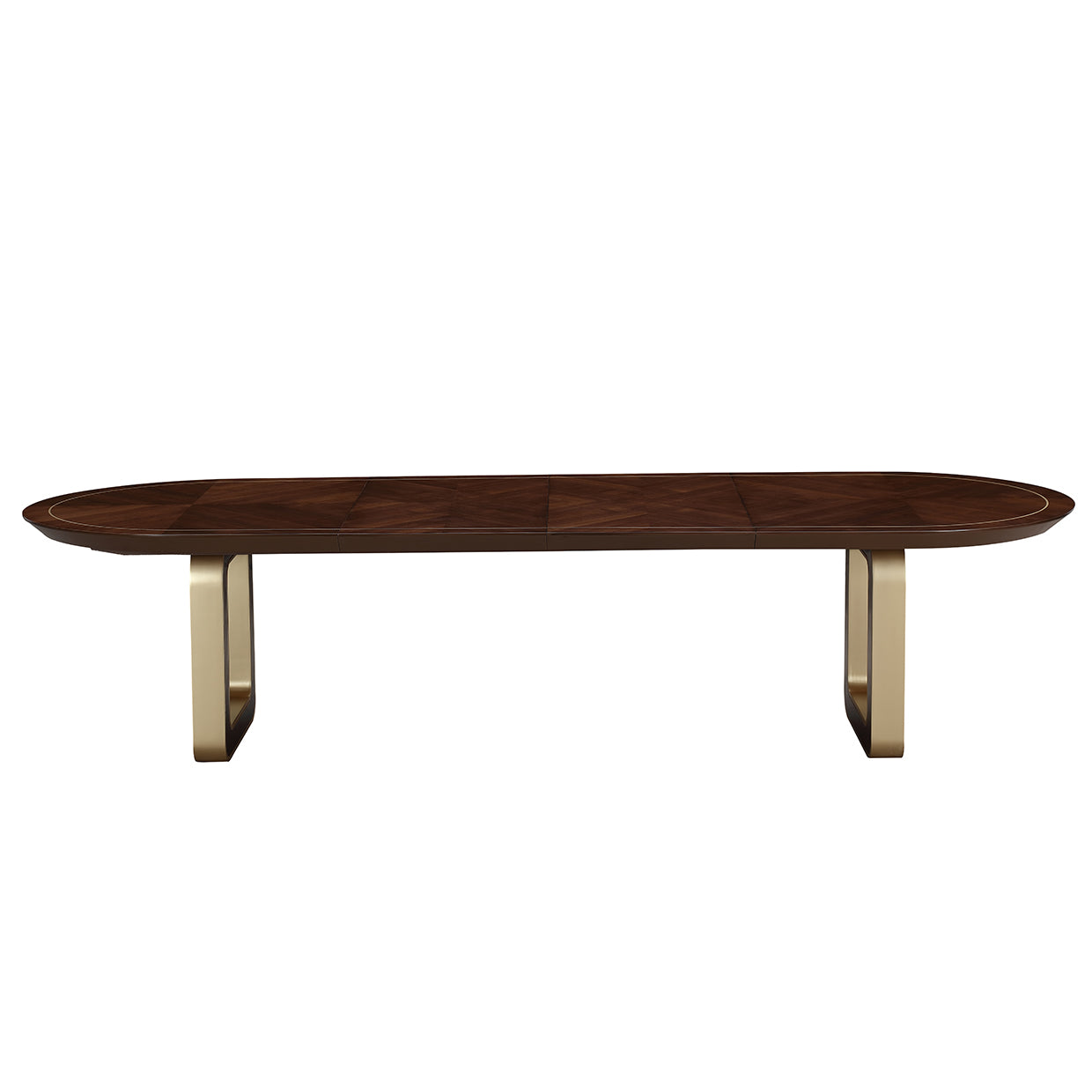 Houston Walnut Oval Dining Table - Ornate Home