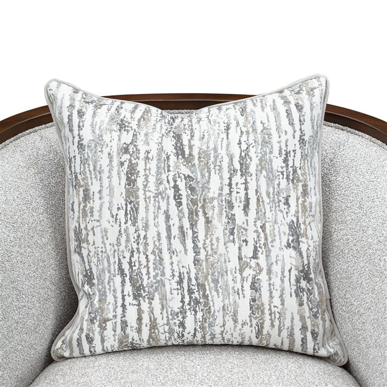 Houston Walnut/Pebble Matching Chair - Ornate Home