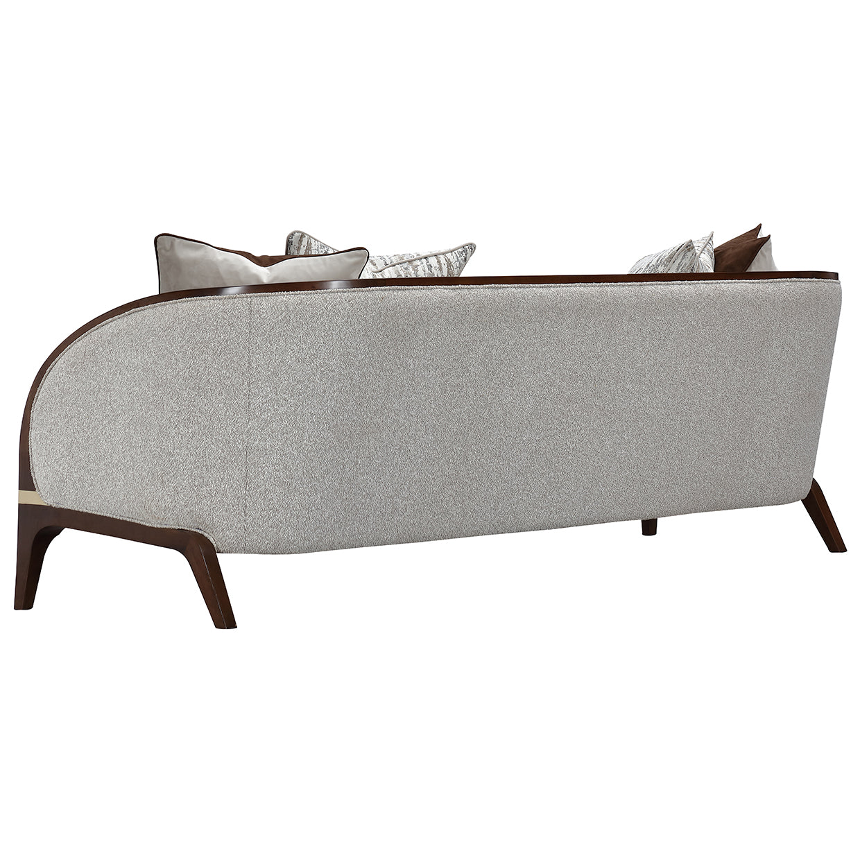 Houston Walnut/Pebble Sofa - Ornate Home