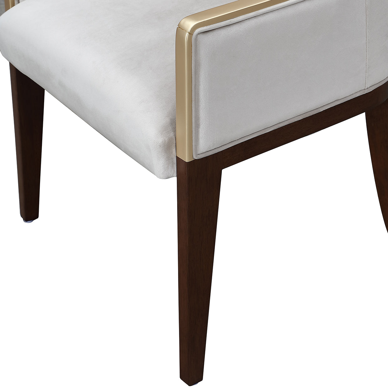 Houston Walnut/Porcini Dining Arm Chair - Ornate Home