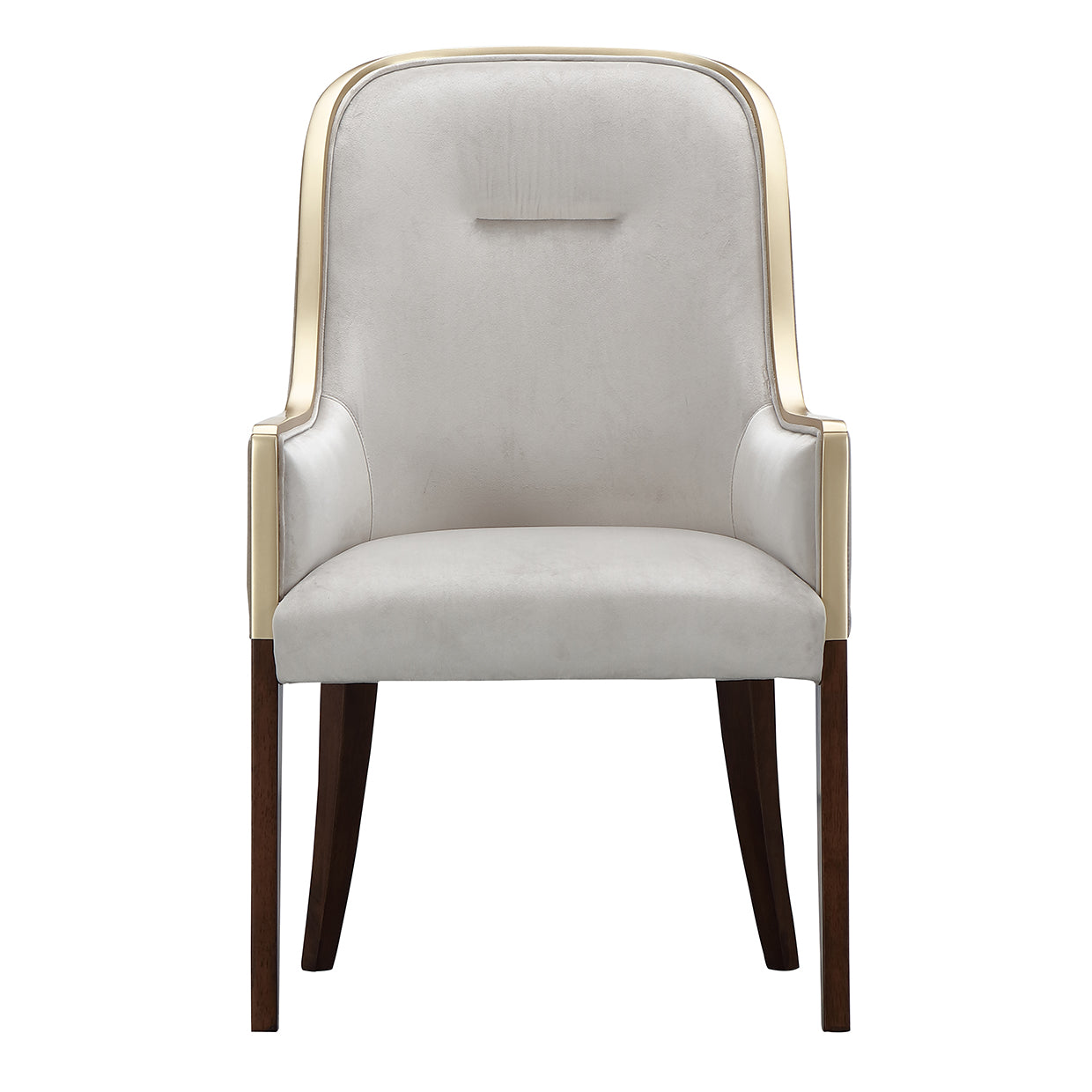 Houston Walnut/Porcini Dining Arm Chair - Ornate Home