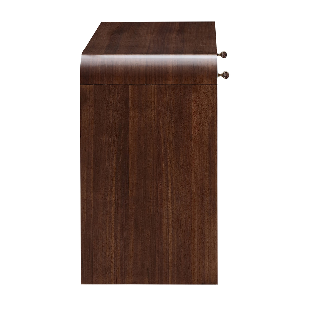 Houston Walnut Vanity Table with Mirror & Chair - Ornate Home