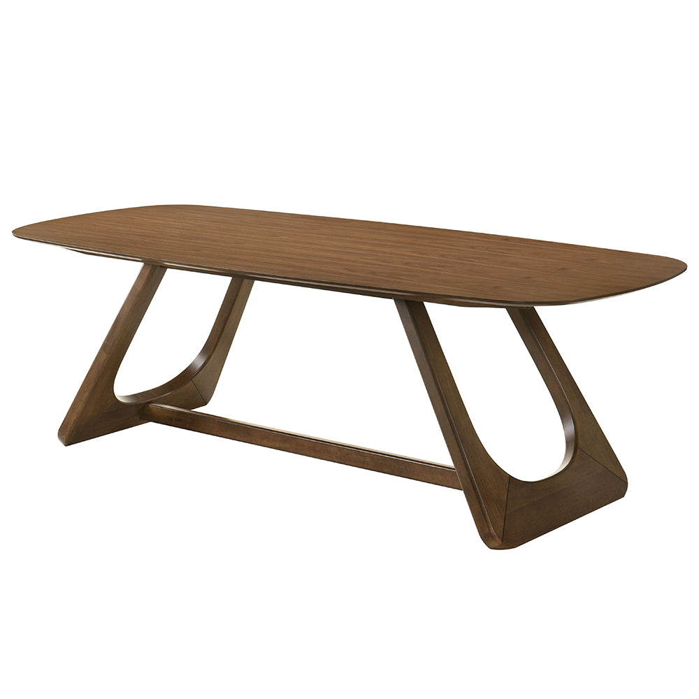 Hoyte Walnut Dining Table - Ornate Home