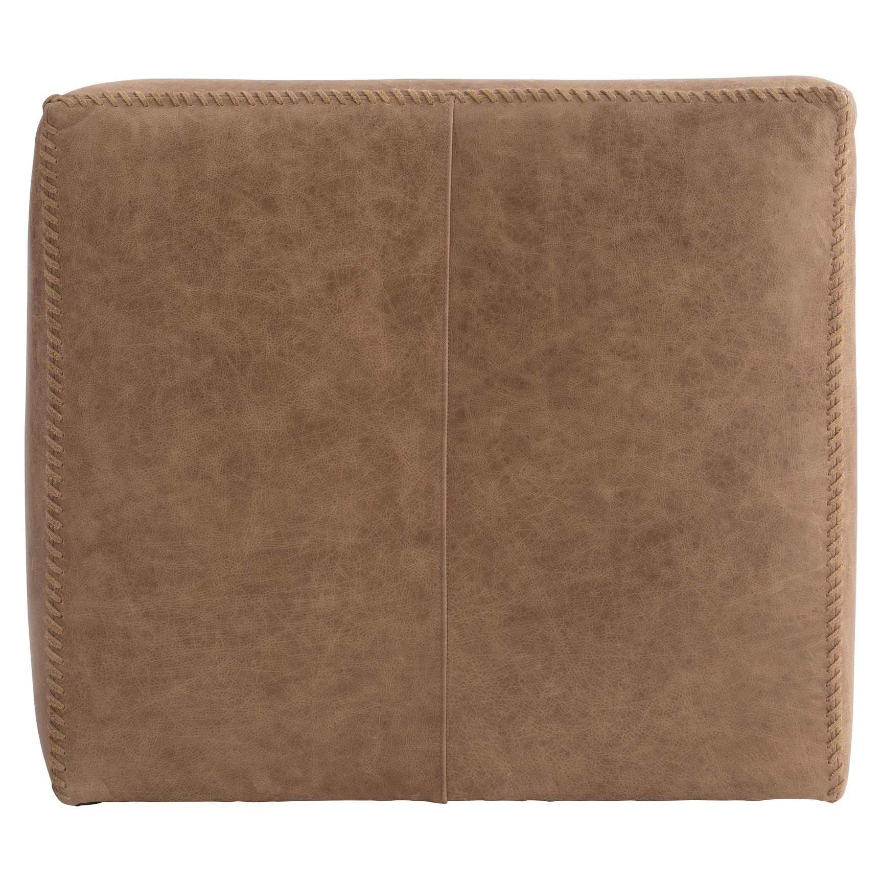 Hudson Beige/Tan Leather Swivel Chair - Ornate Home