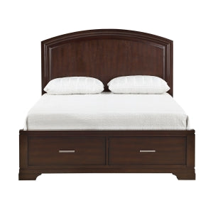 Hudson Cherry Eastern King Platform Bed - Ornate Home