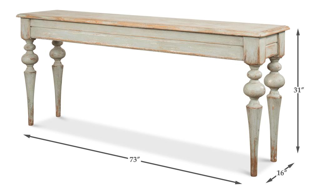 Hudson Green Console - Ornate Home