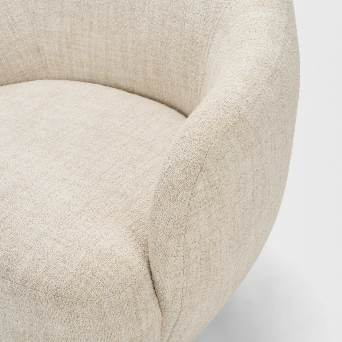 Hudson Oatmeal Fabric Upholstered Chair - Ornate Home