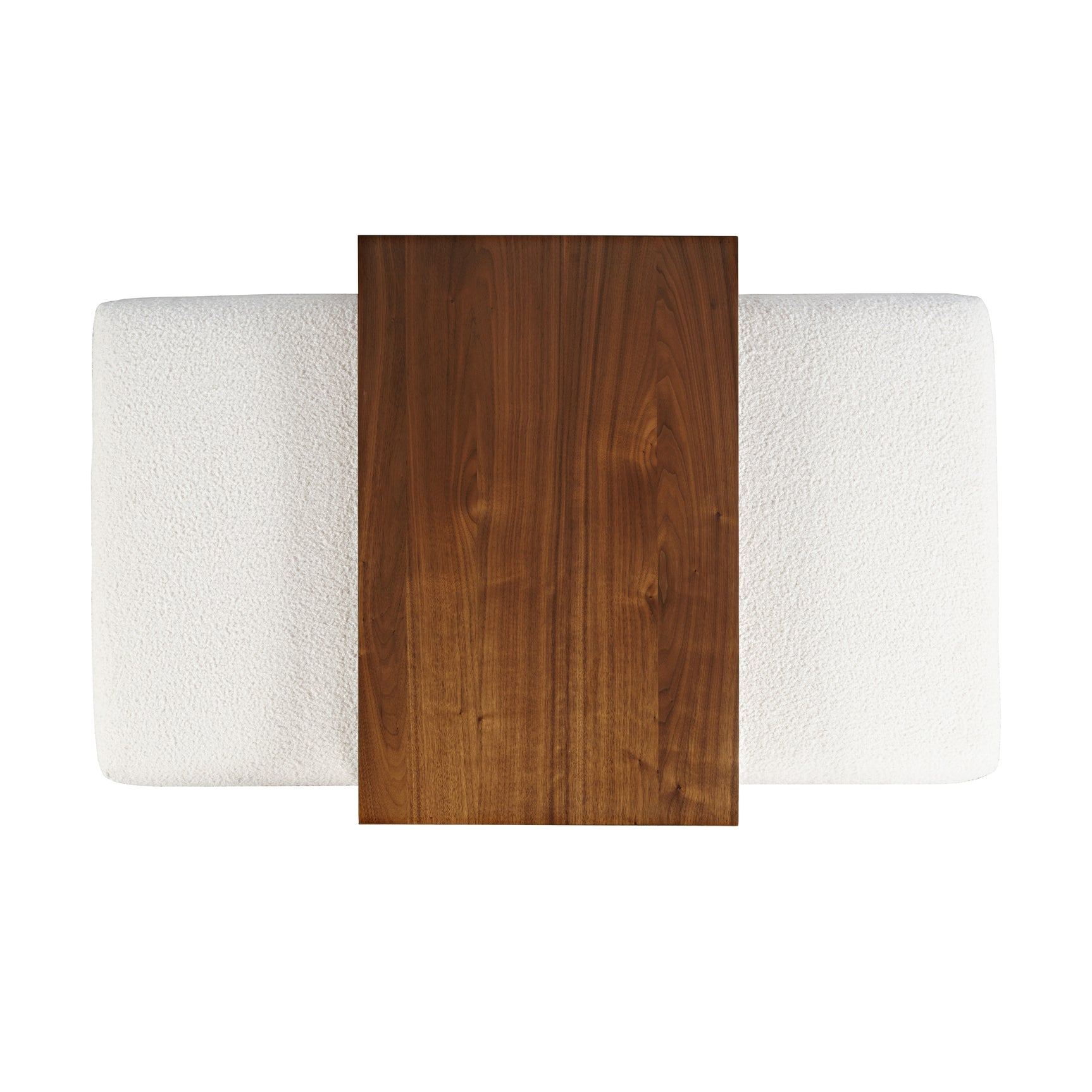 Hudson Walnut Castered Cocktail Table Ottoman w/Sliding Top - Ornate Home