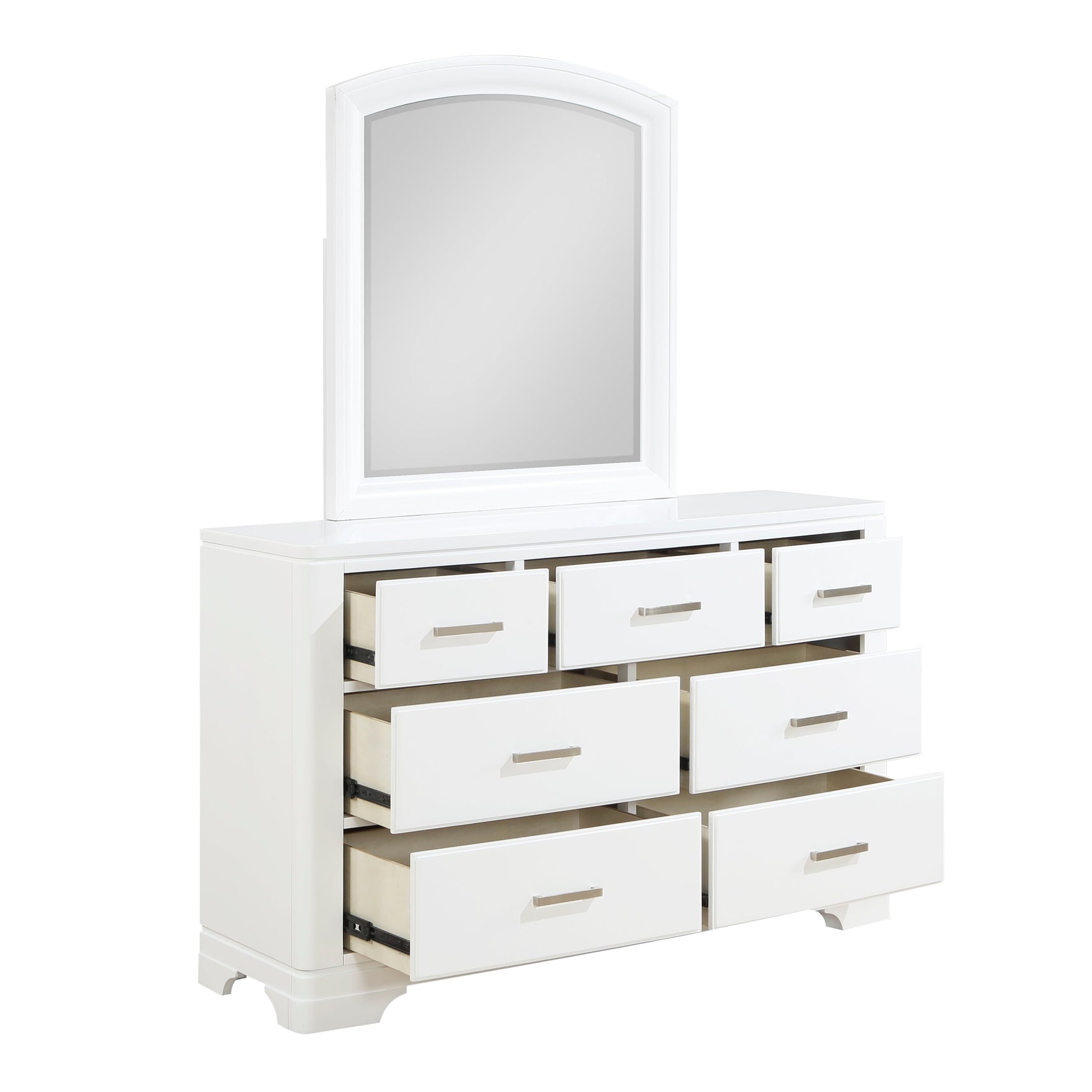Hudson White Dresser - Ornate Home
