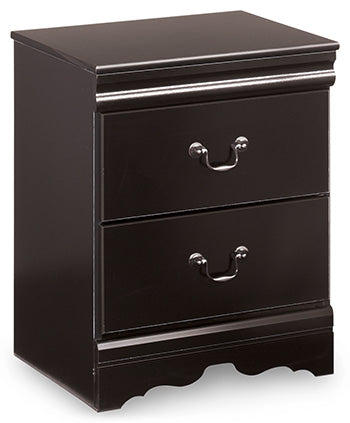 Huey Vineyard Black Nightstand (Online Special Price) - Ornate Home