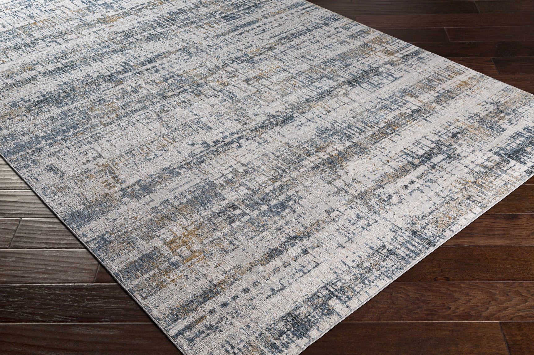 Hughesdale Distorted Lines Luxe Area Rug - Ornate Home