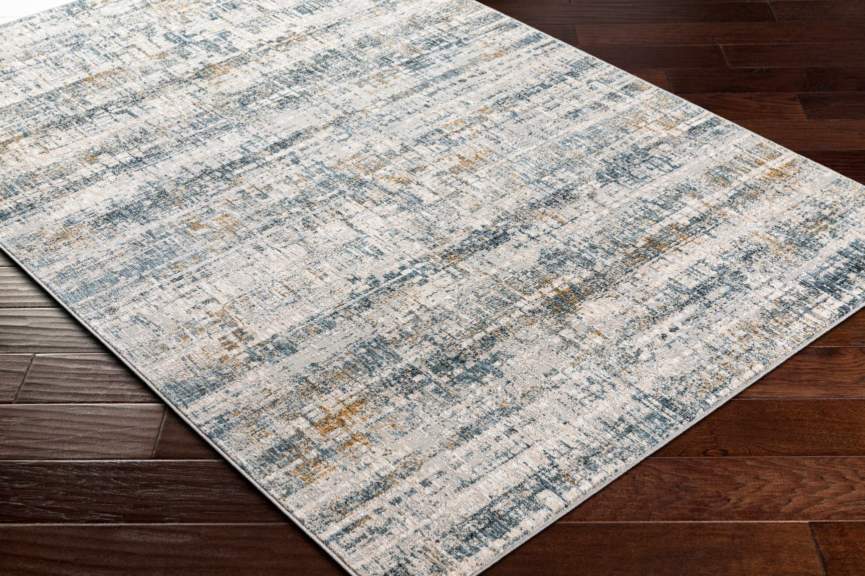 Hughesdale Distorted Lines Luxe Area Rug - Ornate Home