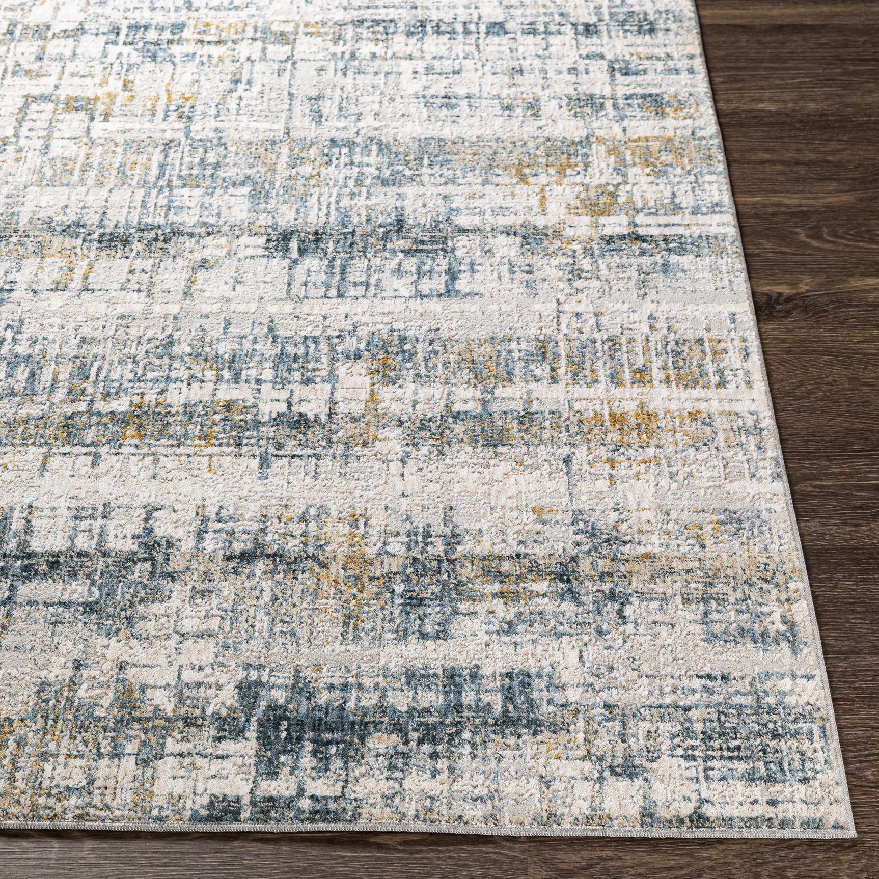 Hughesdale Distorted Lines Luxe Area Rug - Ornate Home